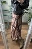 Spódnica Zara Beige Brown midi boho